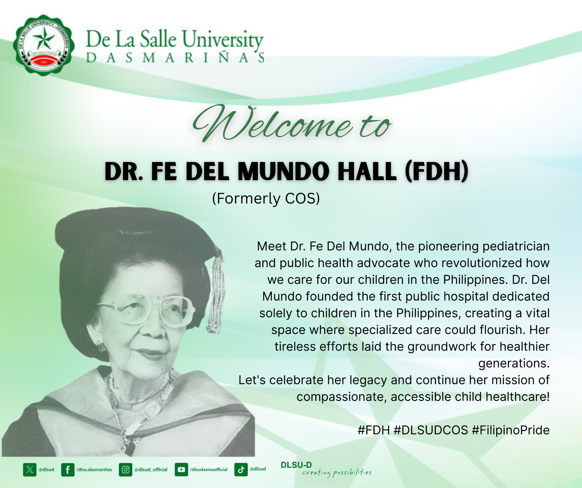 DLSU-D Renames Buildings to Honor Historic Filipinas